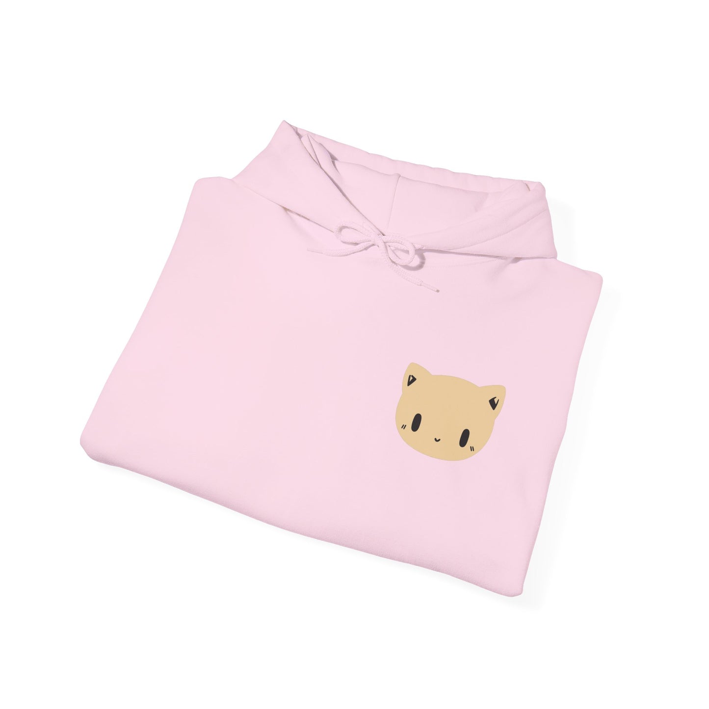 Pocket Kitty Vintage Hoodie, Pastel Kawaii Polaroid Harajuku
