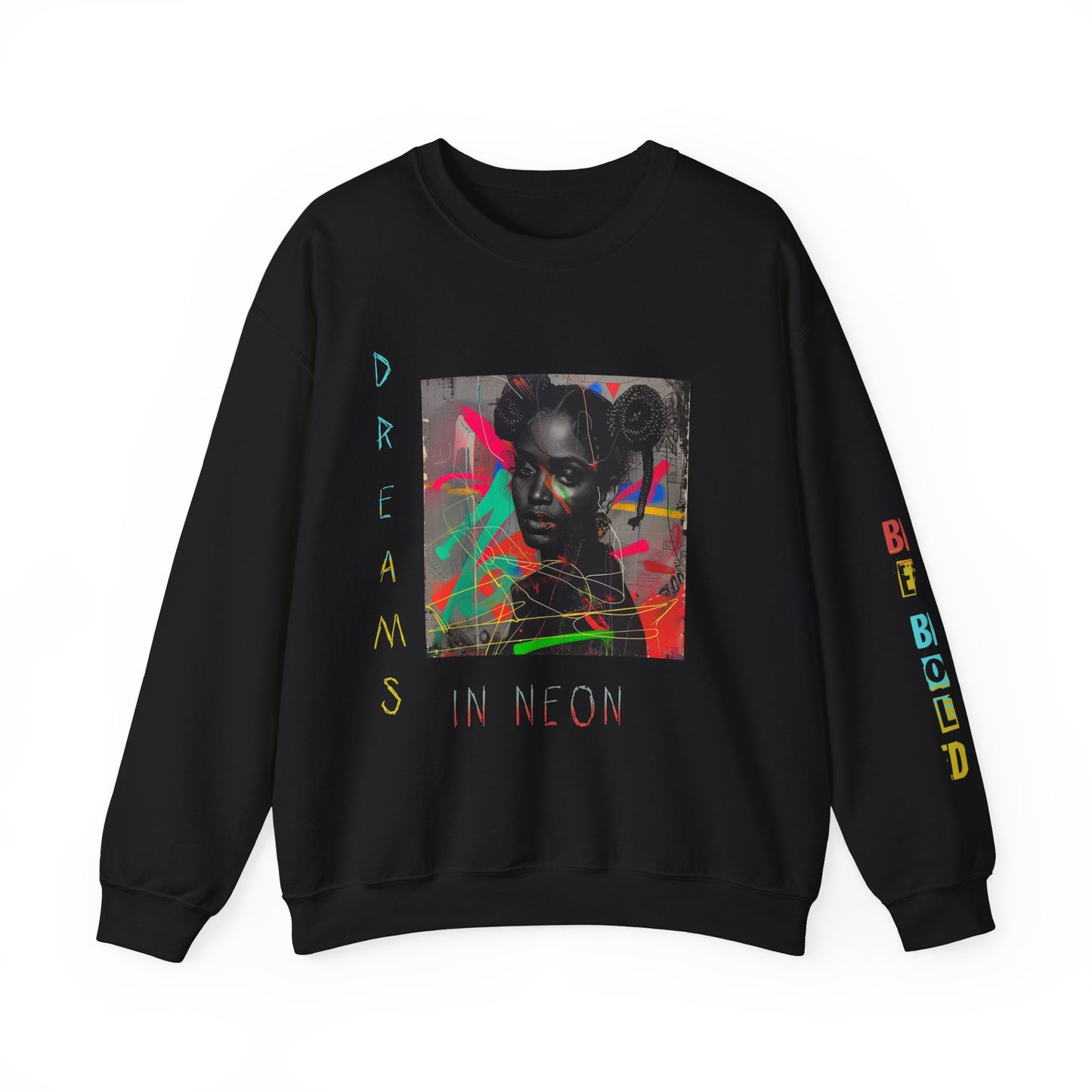 Indie 90's Punk Rock Sweatshirt - Dreams in Neon