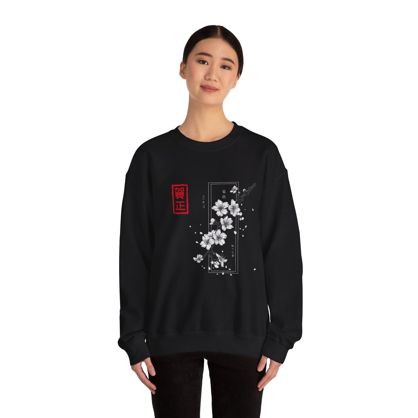 Subtle Japanese Anime Streetwear - Sakura Flower Shirt