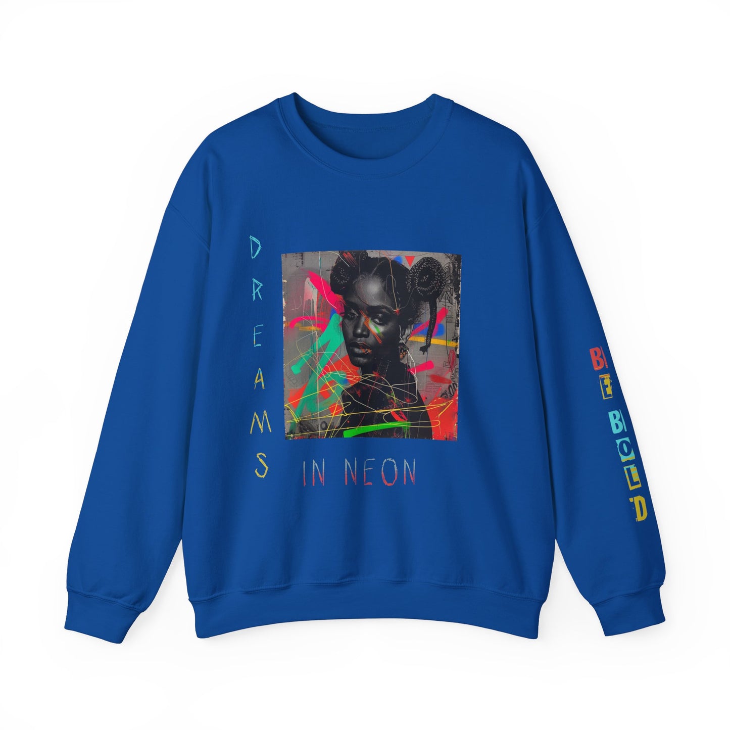 Indie 90's Punk Rock Sweatshirt - Dreams in Neon