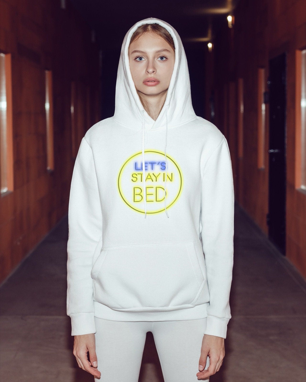 Lets Stay In Bed Hoodie