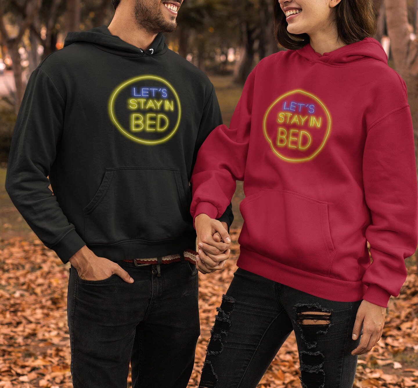 Lets Stay In Bed Hoodie