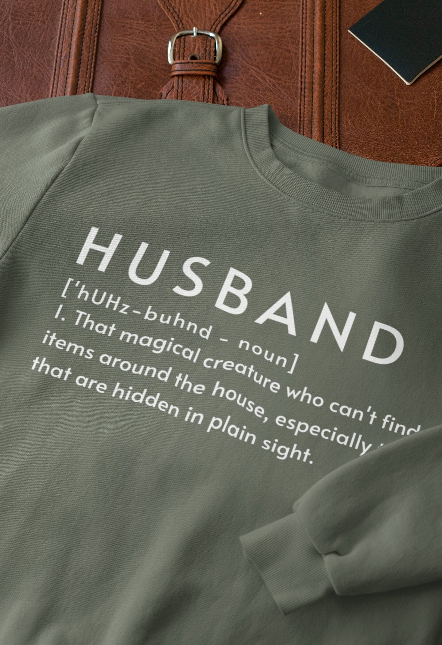 Husband Definition Sweatshirt - Funny Shirt for Him