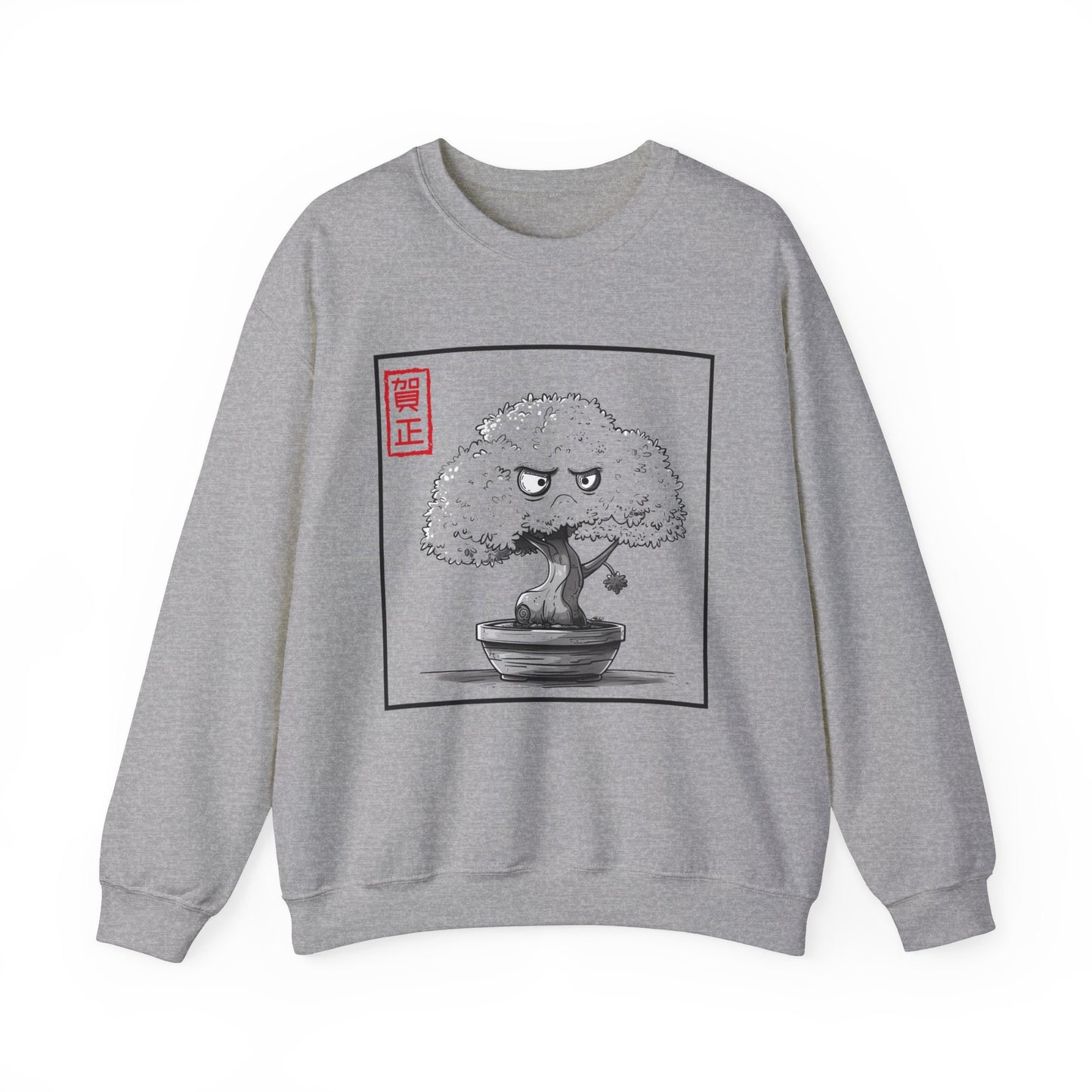 Grumpy Bonsai Tree Anime Crewneck