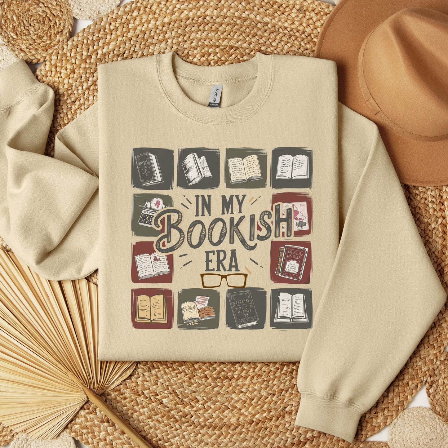 In my Bookish Era Literature Crewneck
