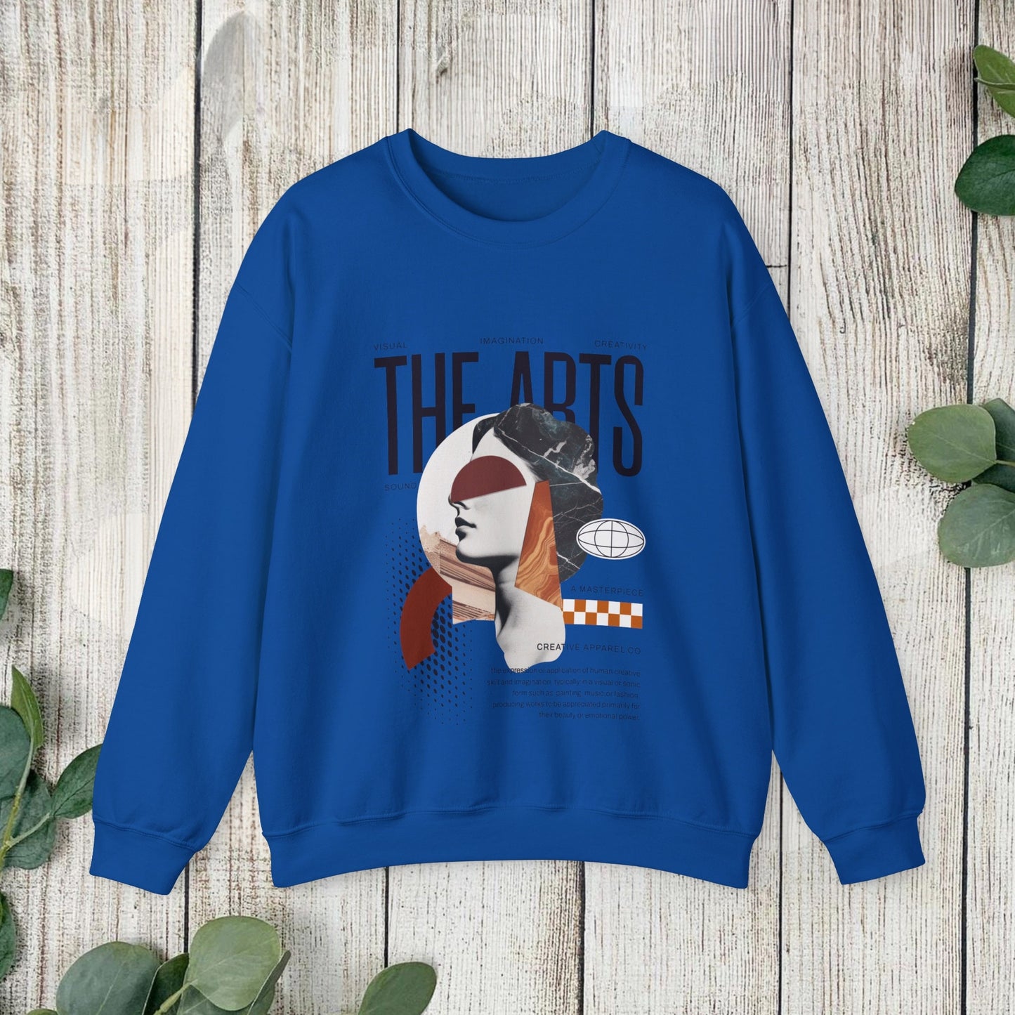 The Arts Collage Crewneck - Light Academia