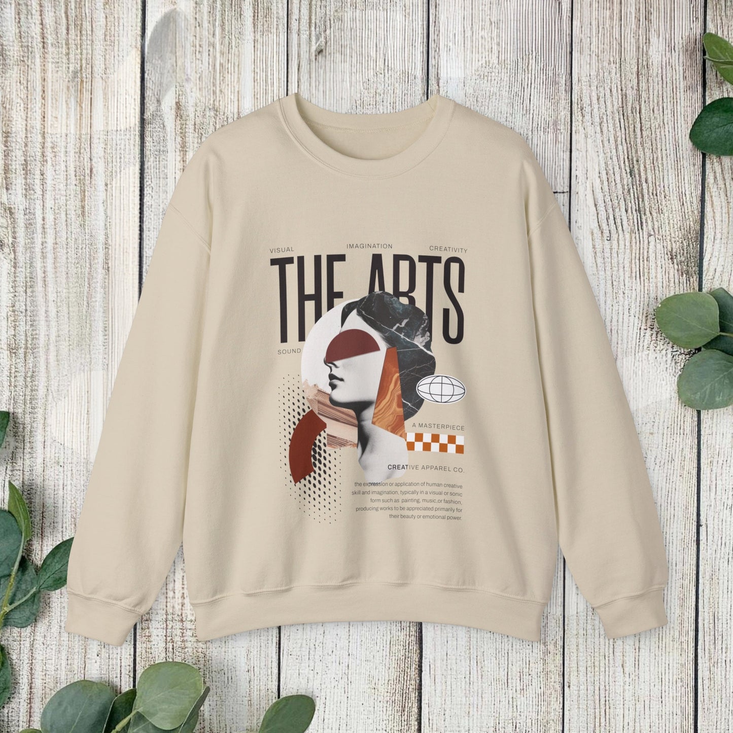 The Arts Collage Crewneck - Light Academia
