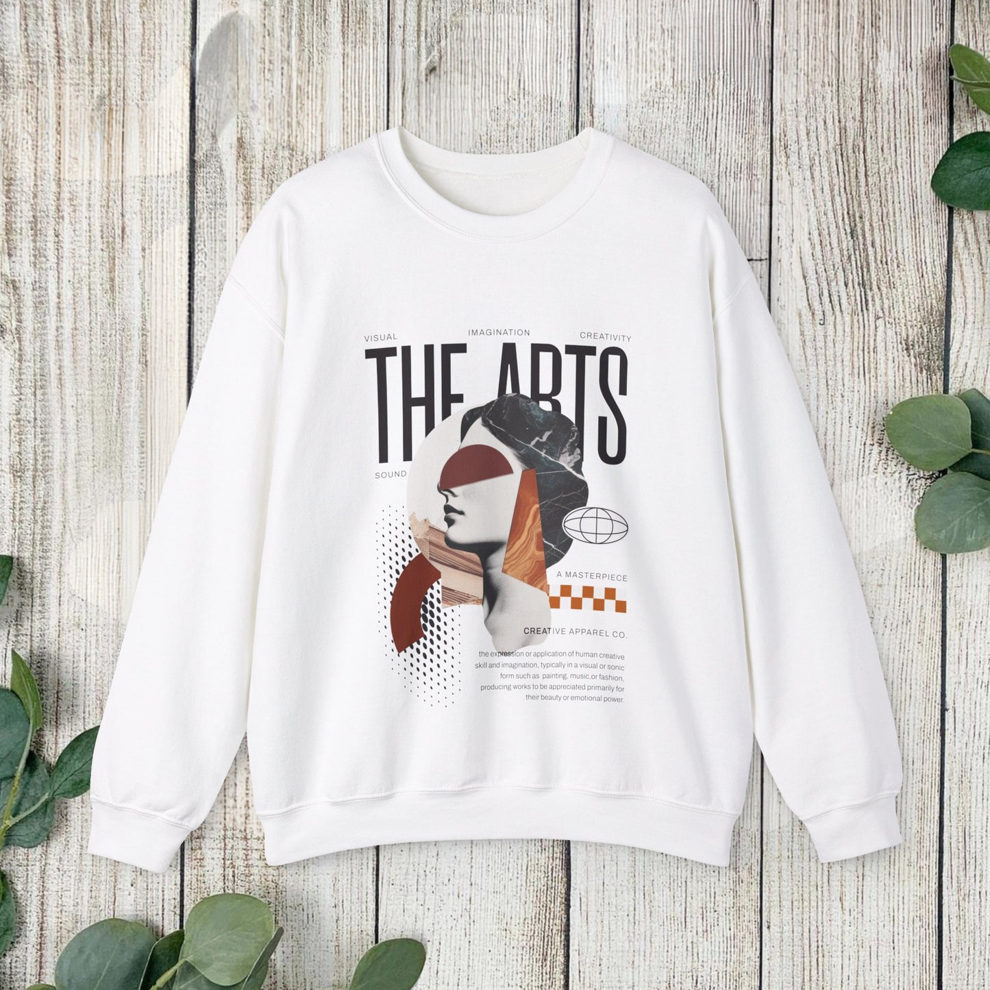 The Arts Collage Crewneck - Light Academia