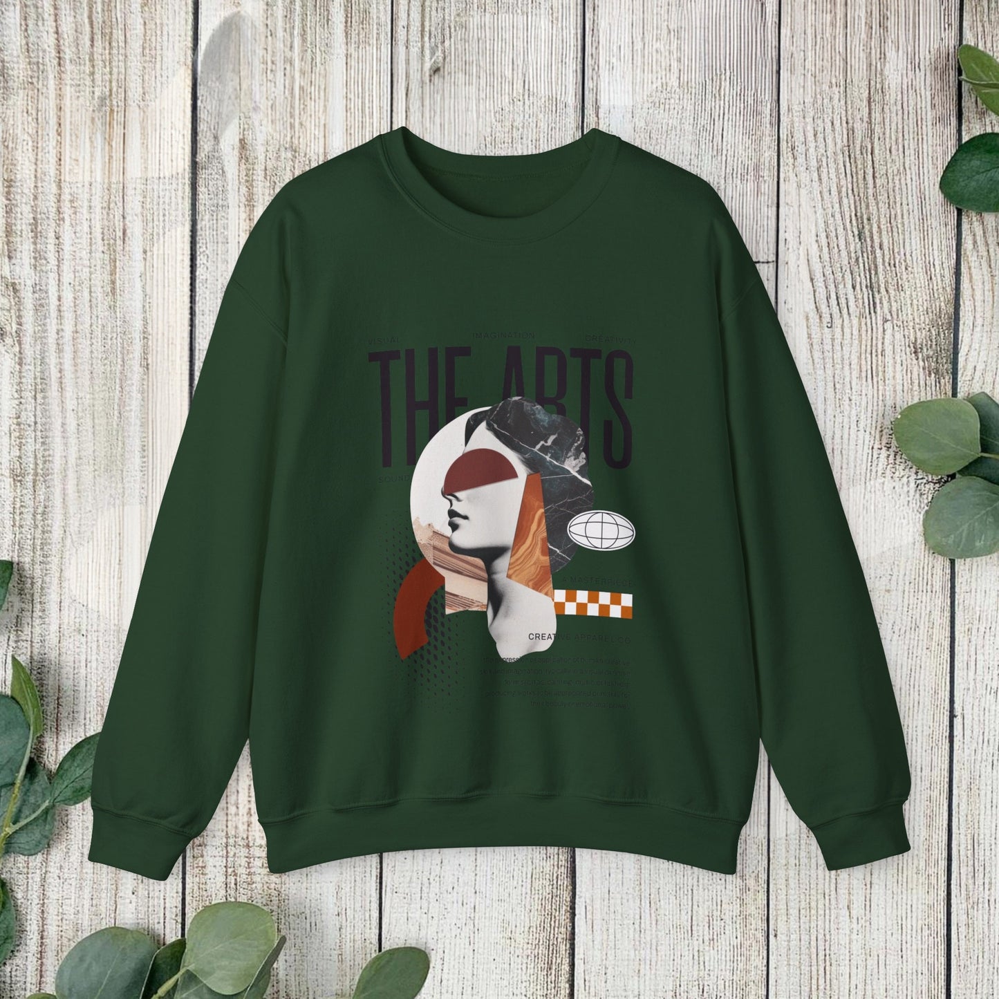 The Arts Collage Crewneck - Light Academia