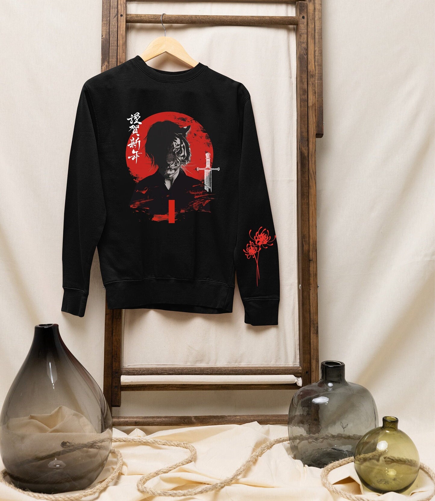 Tiger Goth Anime Sweatshirt