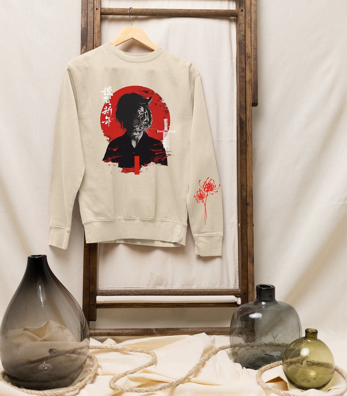 Tiger Goth Anime Sweatshirt