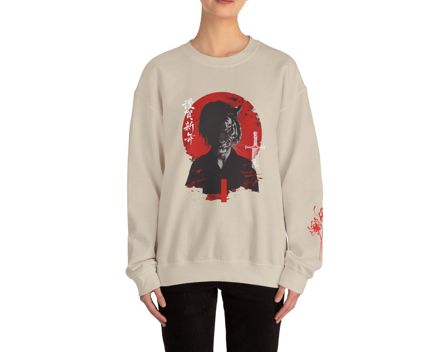 Tiger Goth Anime Sweatshirt