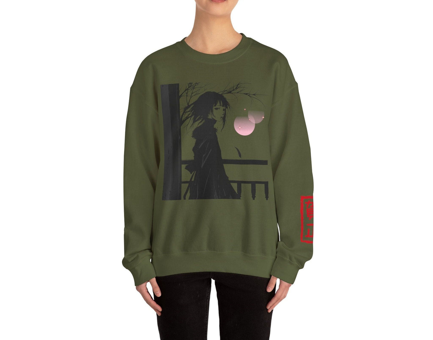 New Beginning Anime Gothic Crewneck
