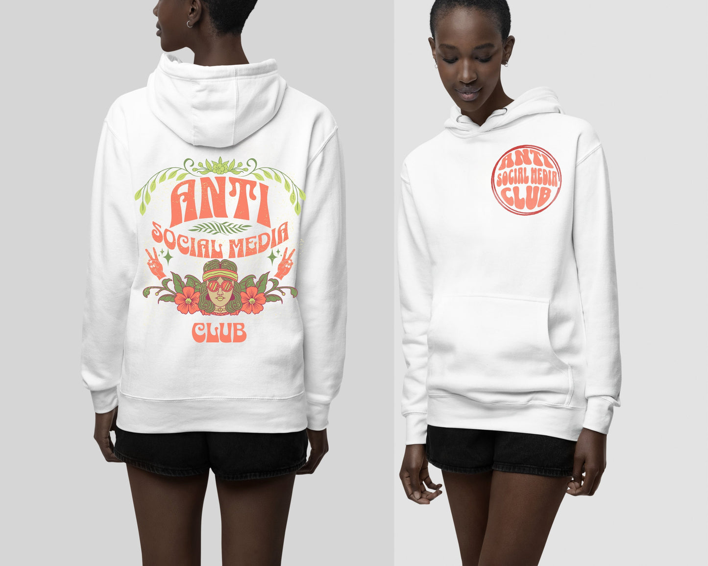 Anti Social Media Club Boho Hoodie