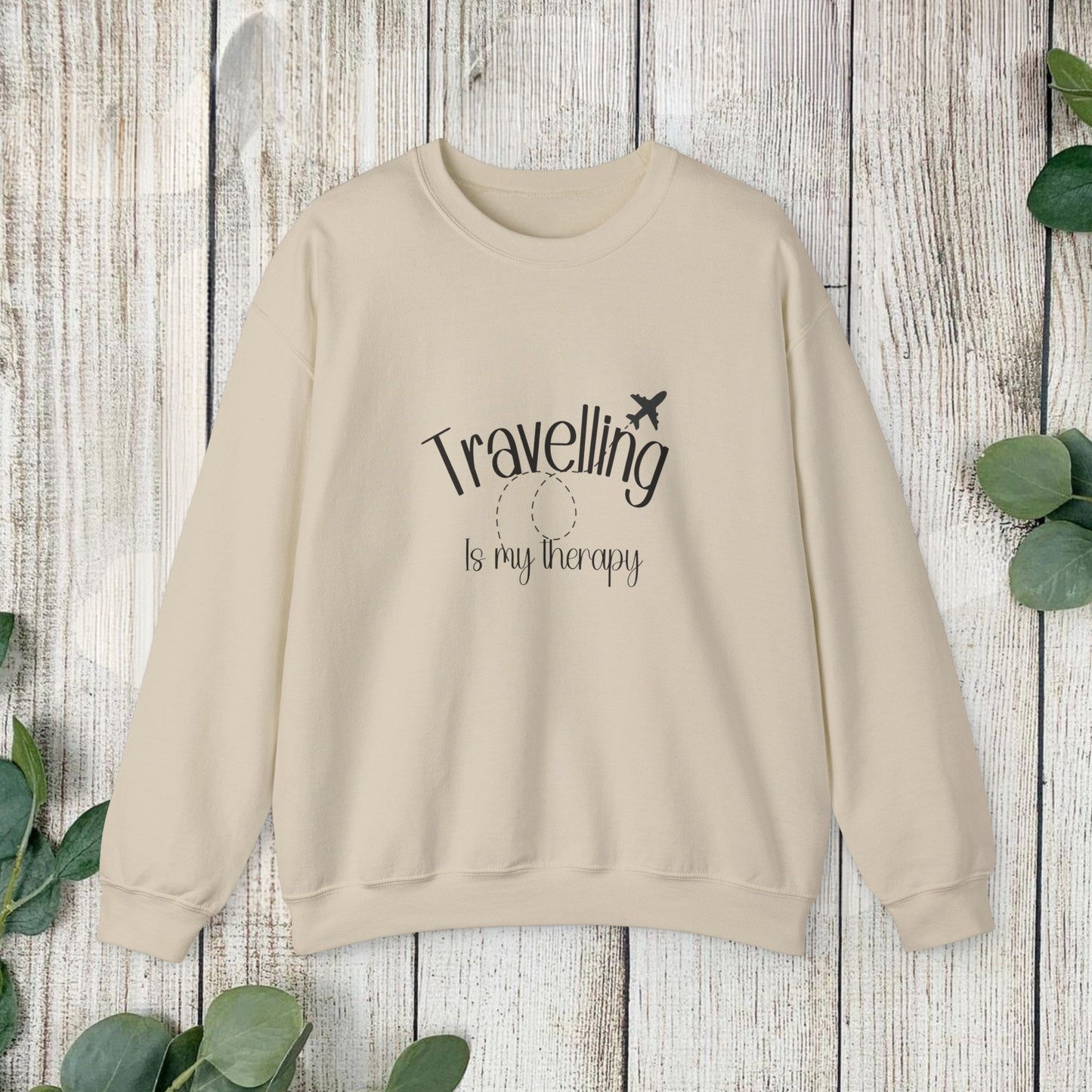 Travel Is My Therapy Sweatshirt
