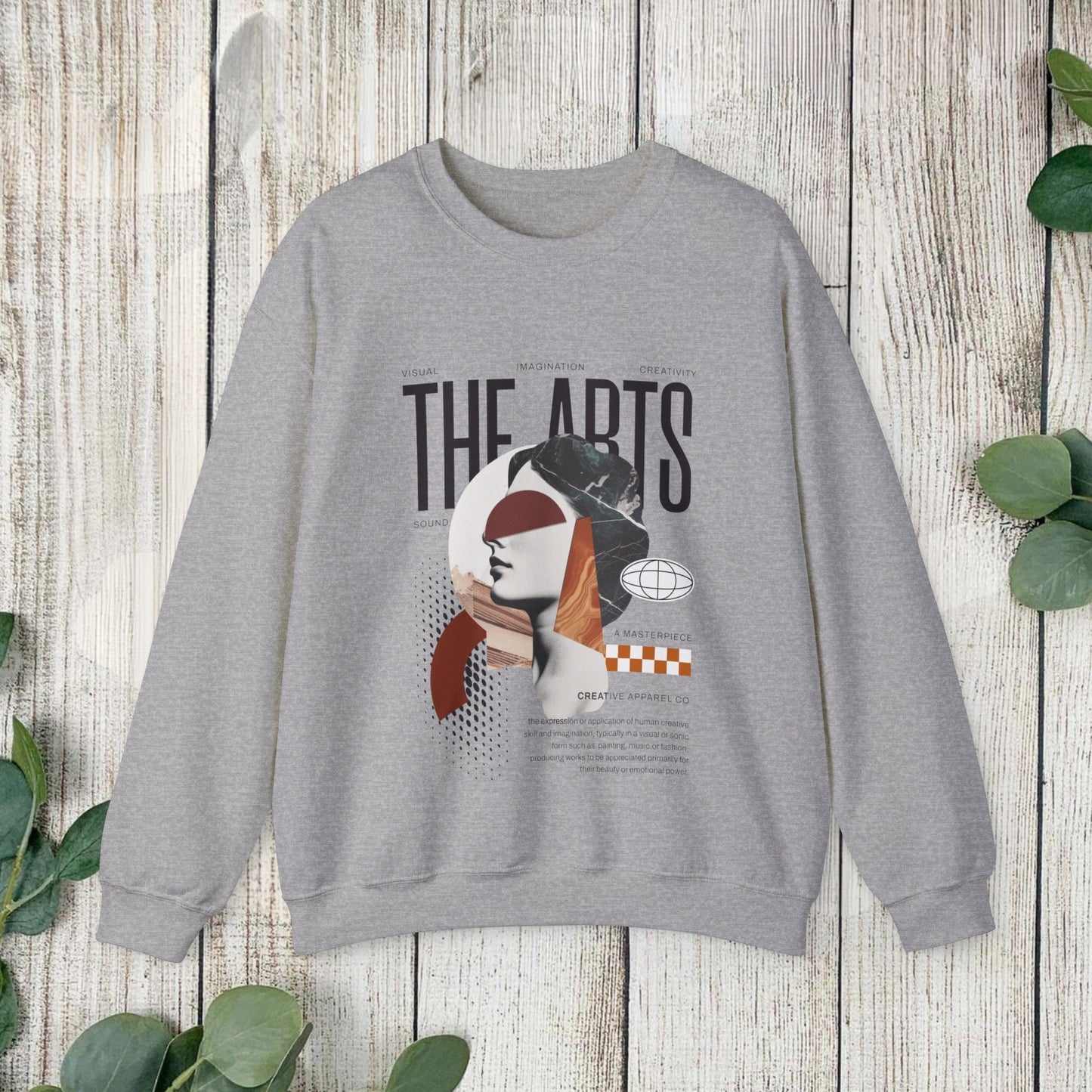 The Arts Collage Crewneck - Light Academia
