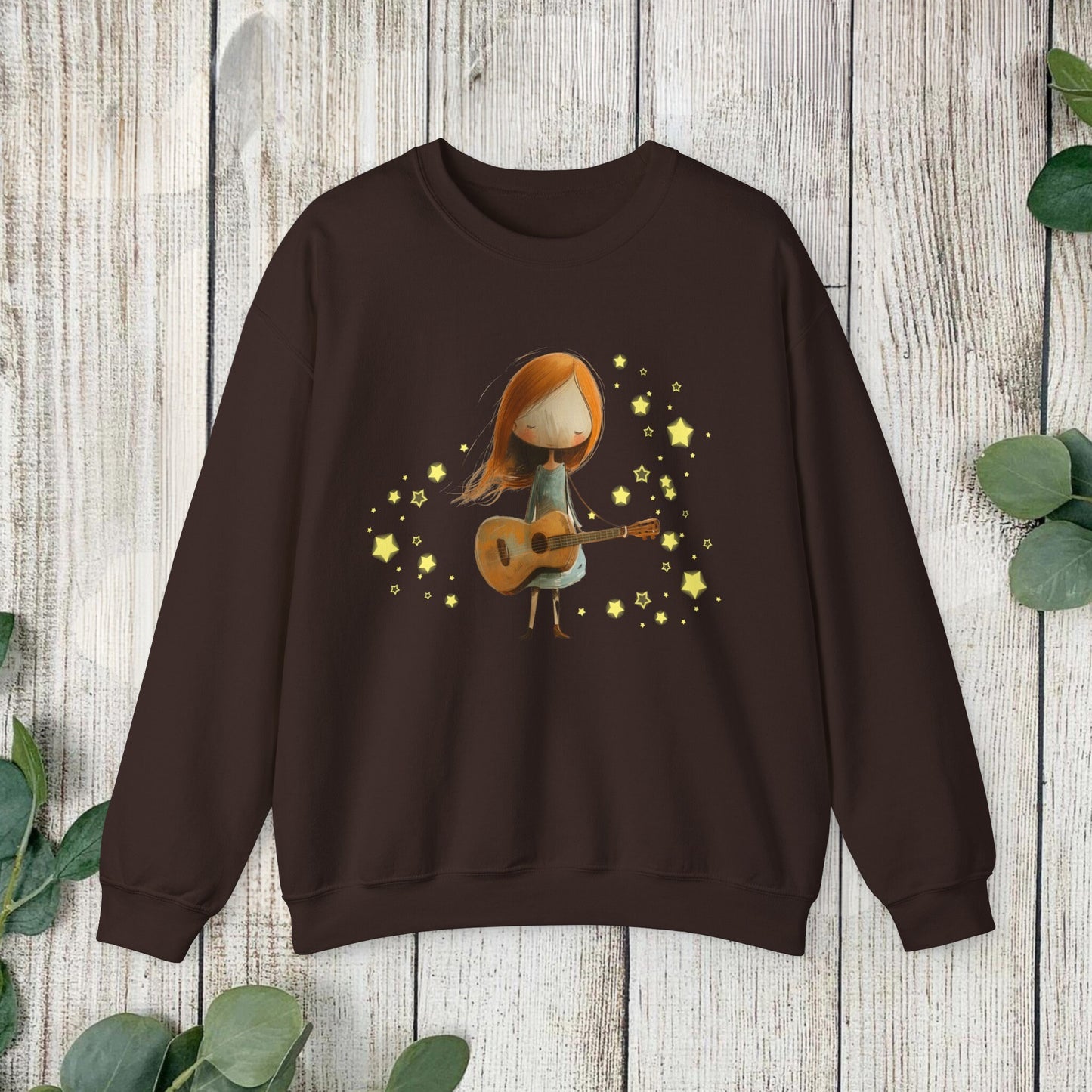 Guitar Girl Pop Art Shirt - Coquette VSCO Rockstar Design