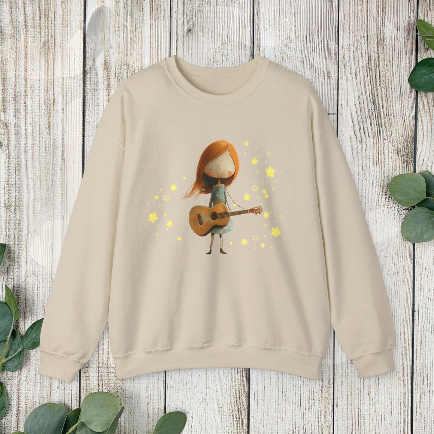 Guitar Girl Pop Art Shirt - Coquette VSCO Rockstar Design
