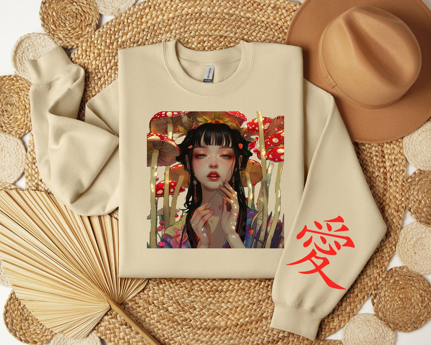 Kawaii Mushroom Anime Streetwear