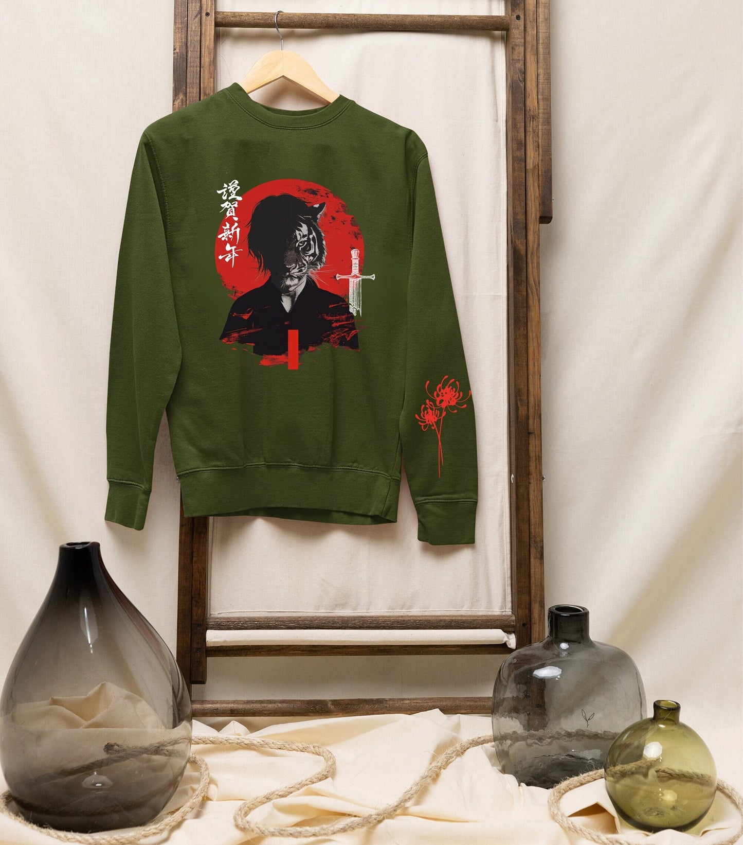 Tiger Goth Anime Sweatshirt