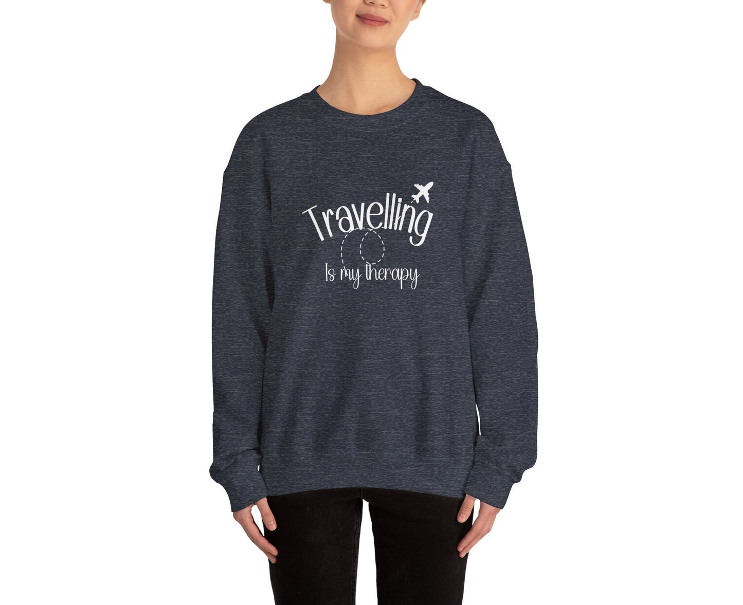Travel Is My Therapy Sweatshirt