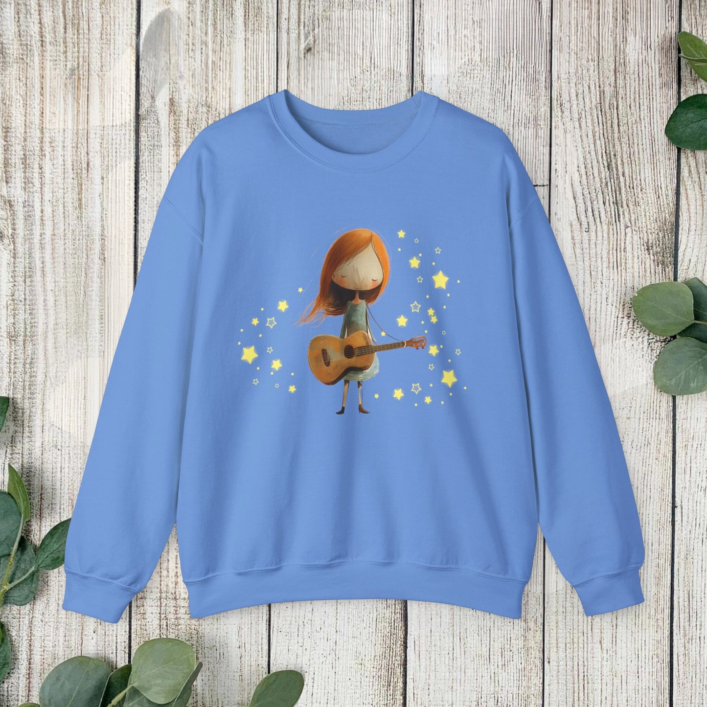 Guitar Girl Pop Art Shirt - Coquette VSCO Rockstar Design