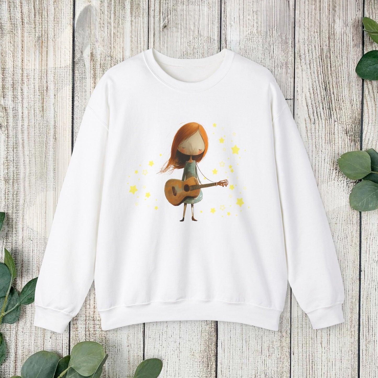 Guitar Girl Pop Art Shirt - Coquette VSCO Rockstar Design