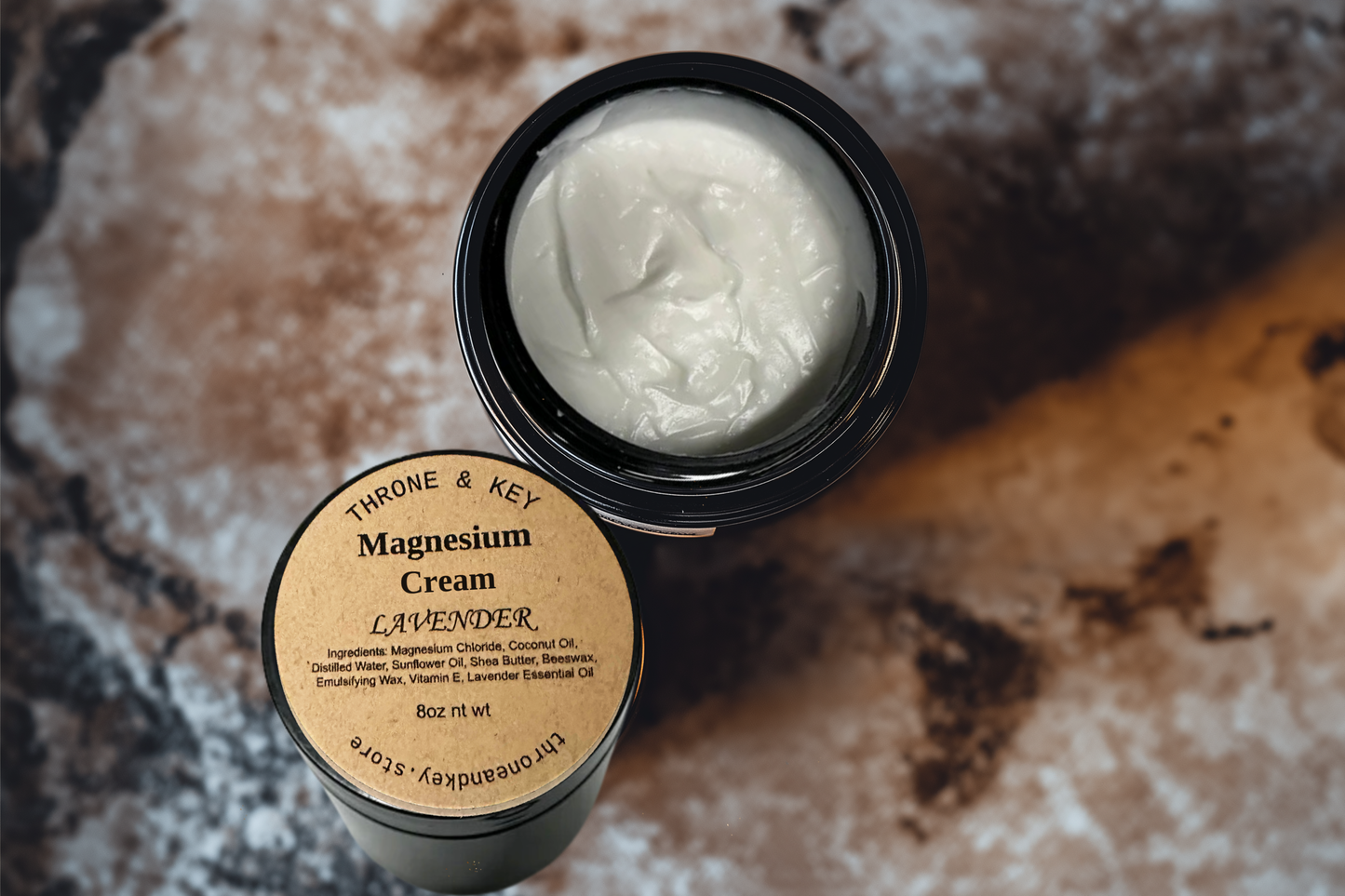 Magnesium Lavender Cream for Deep Sleep, Aches, & Relaxation