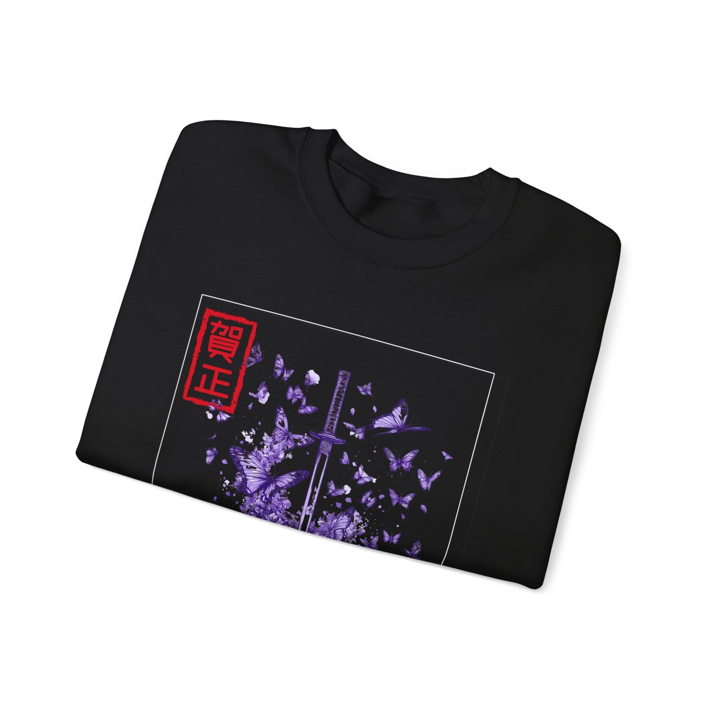 Subtle Japanese Anime Streetwear - Katana Butterfly Sword