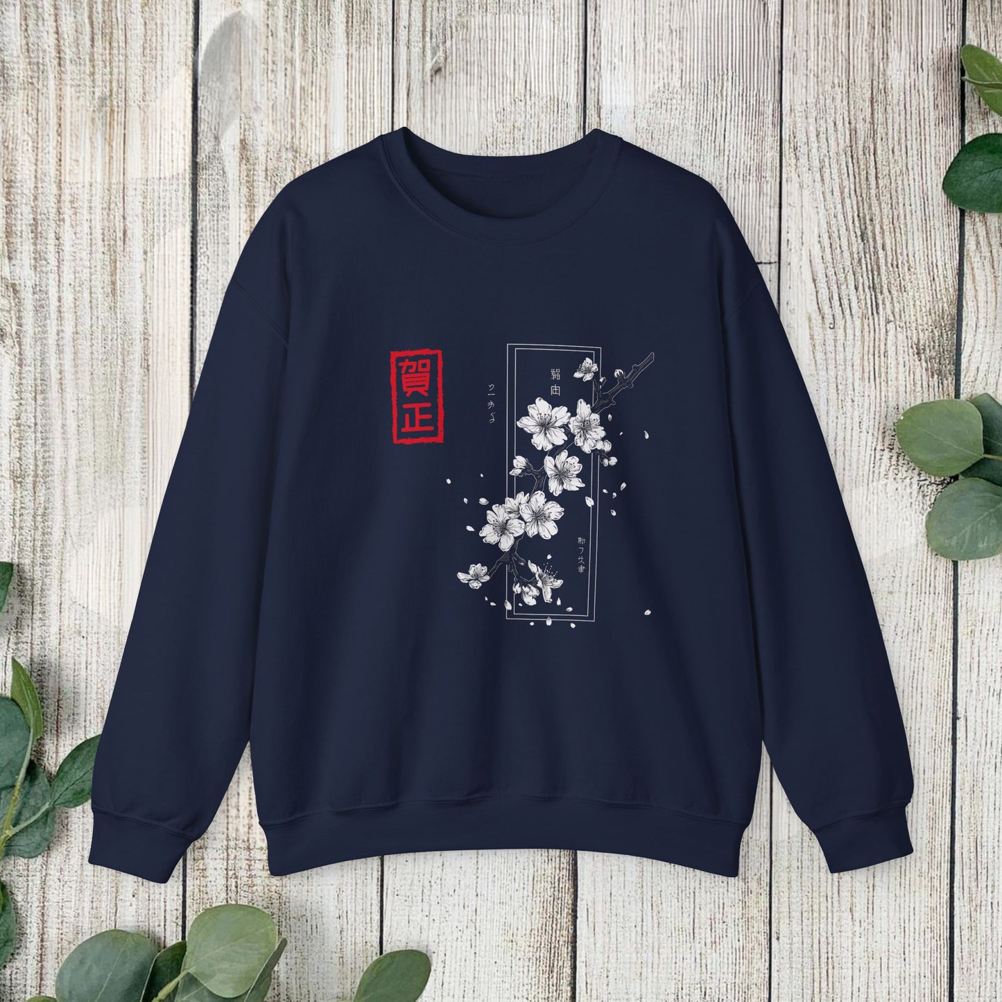 Subtle Japanese Anime Streetwear - Sakura Flower Shirt