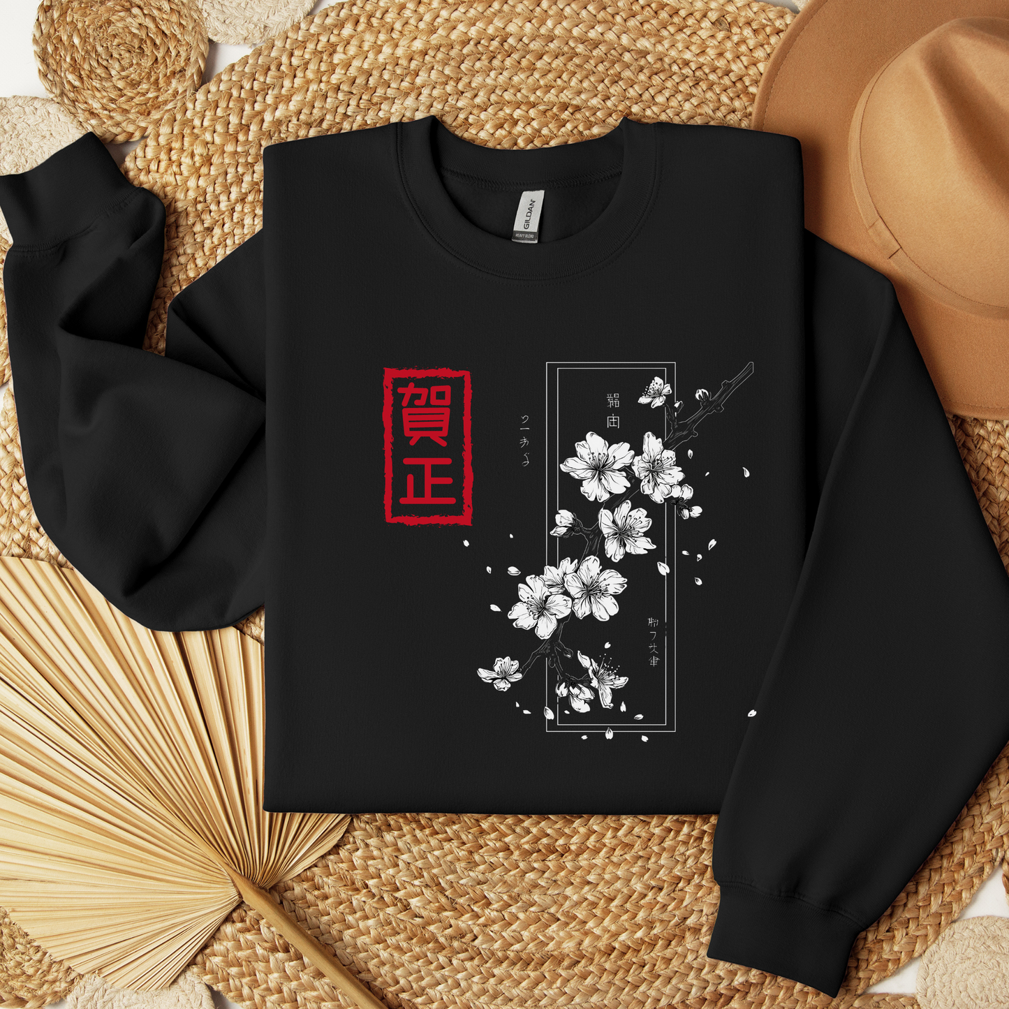 Subtle Japanese Anime Streetwear - Sakura Flower Shirt