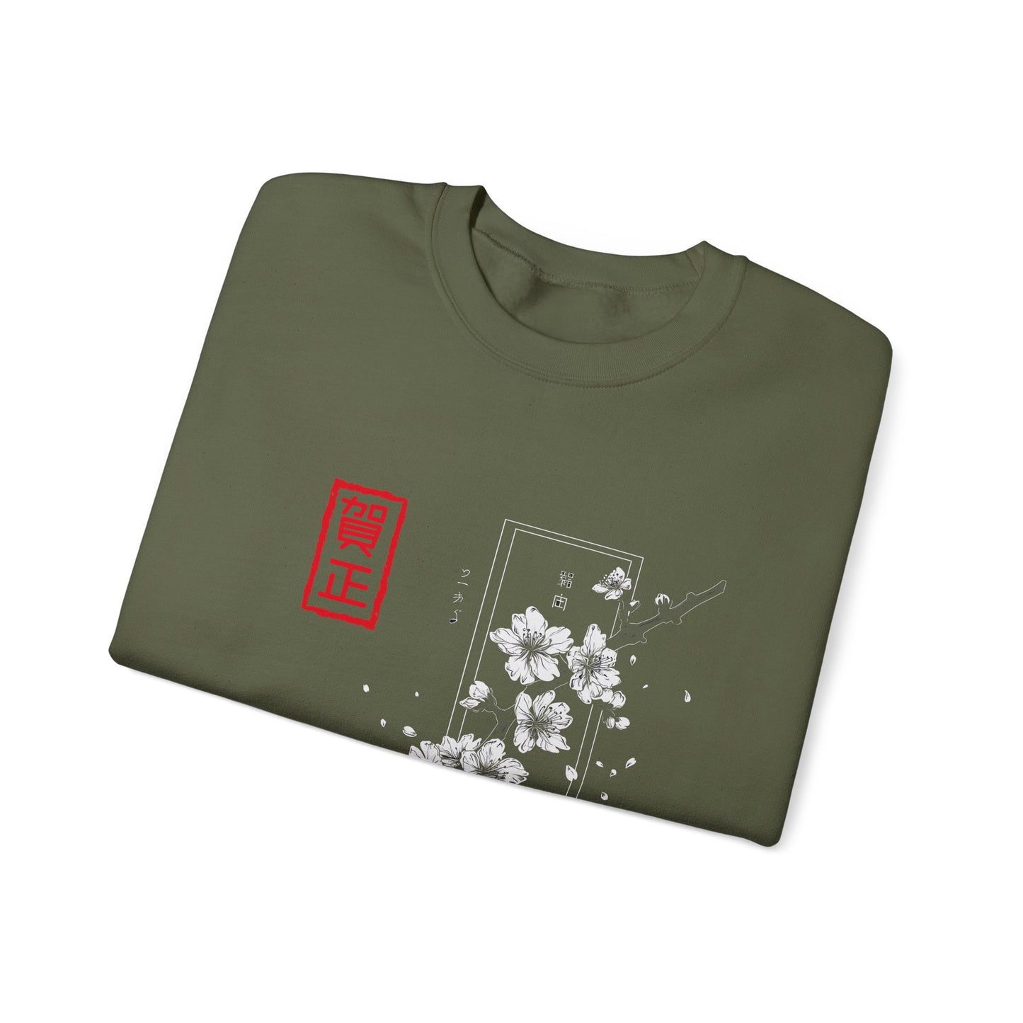Subtle Japanese Anime Streetwear - Sakura Flower Shirt