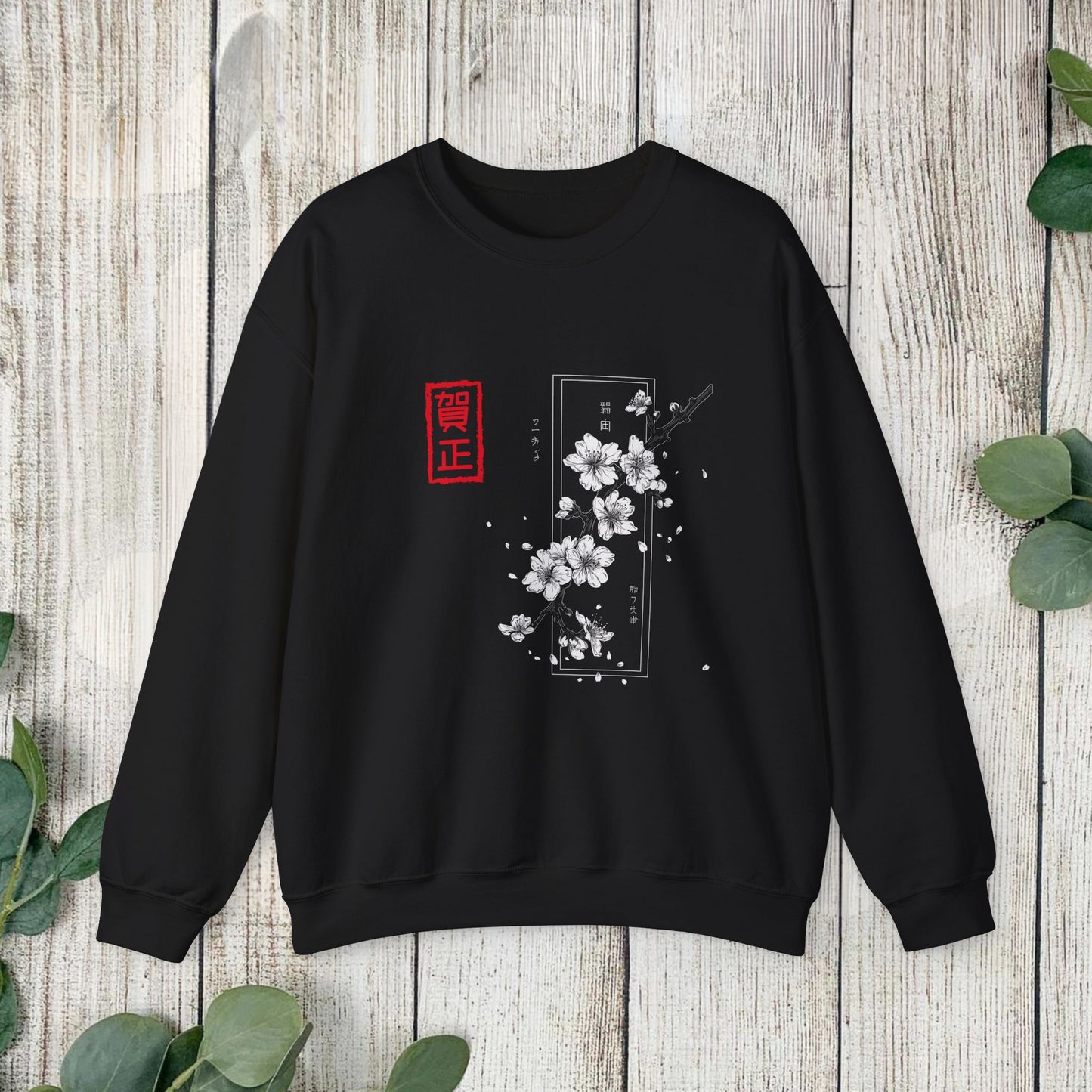 Subtle Japanese Anime Streetwear - Sakura Flower Shirt