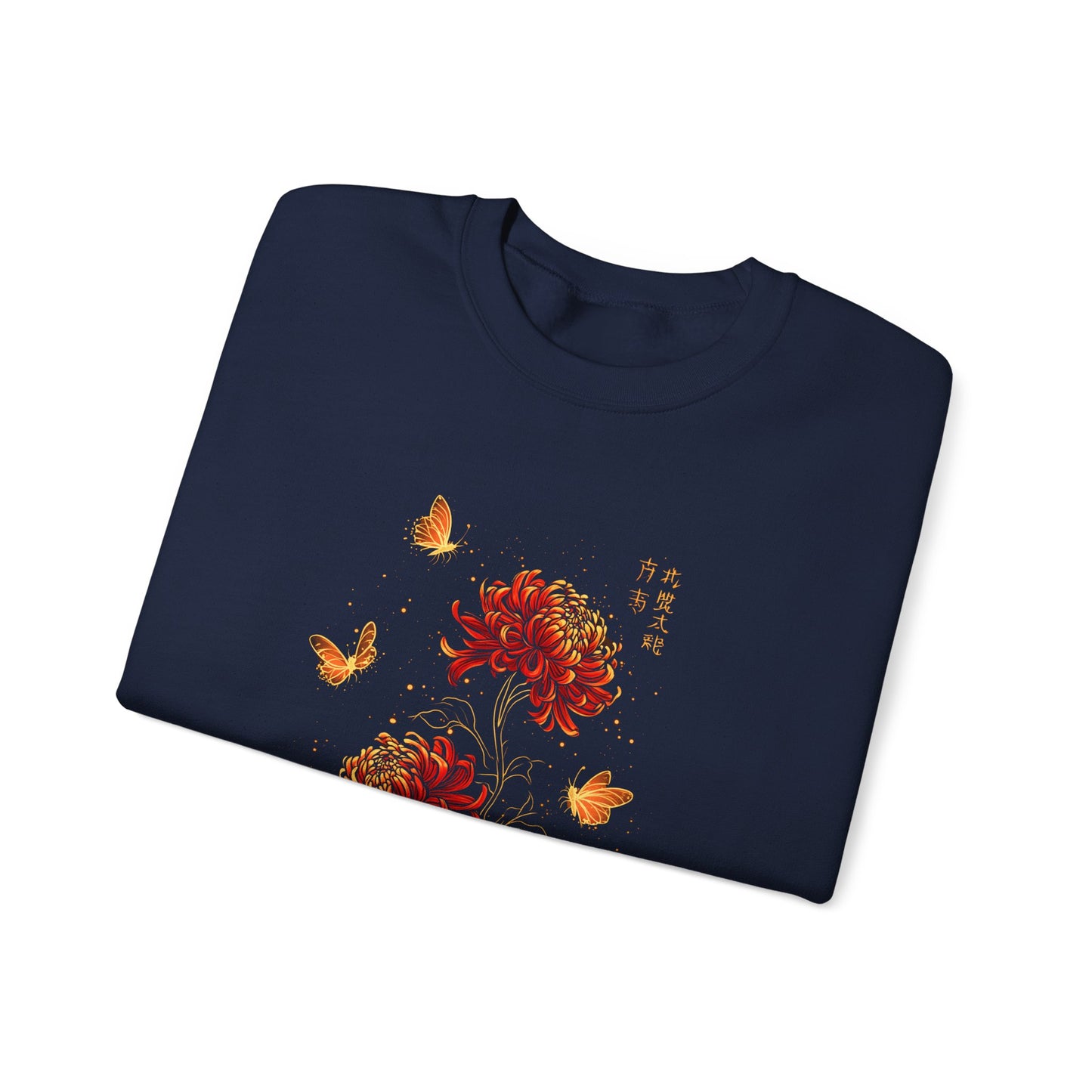 Red Spider Lily & Butterflies Anime Unisex Sweatshirt