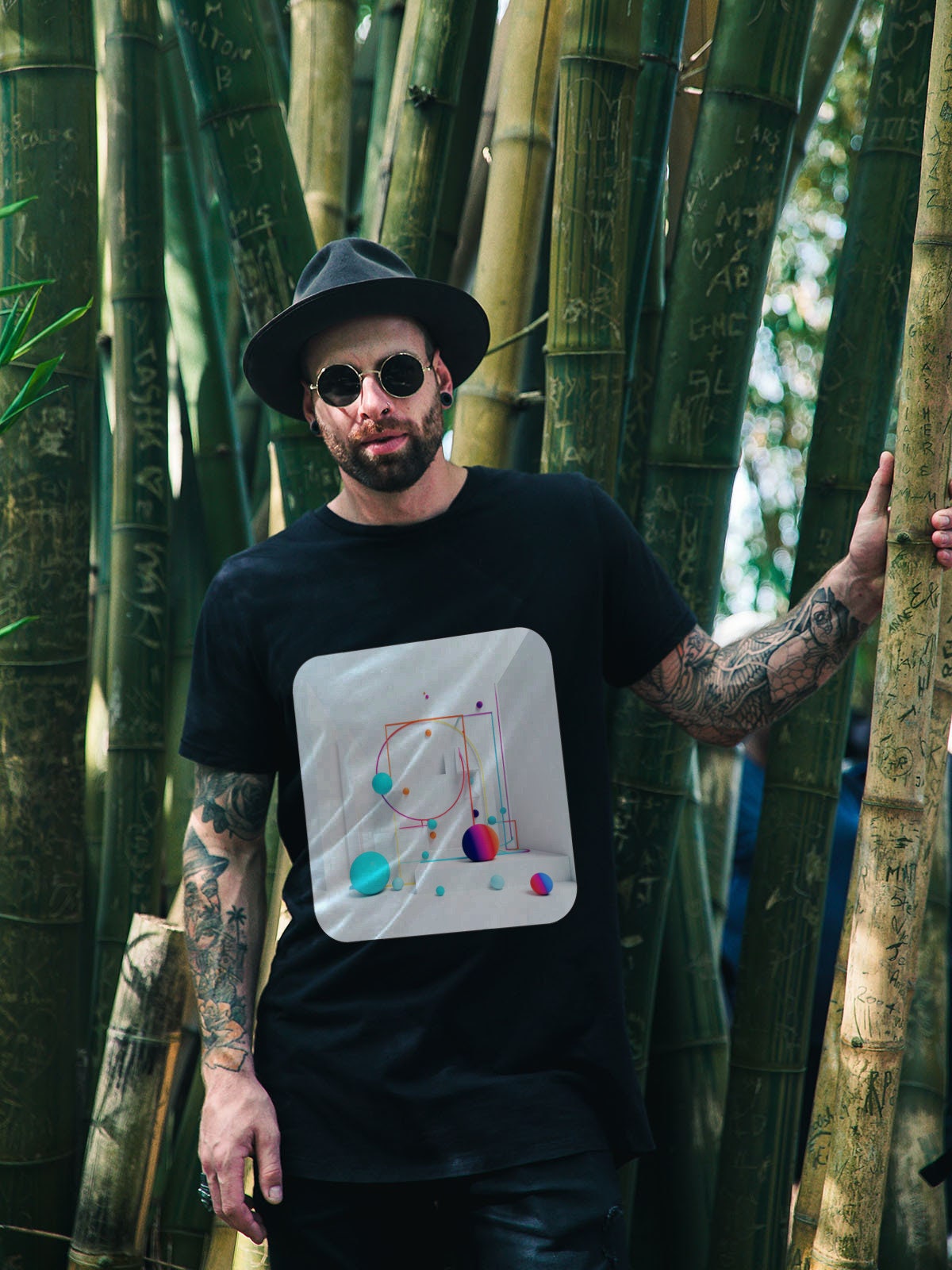 Abstract Geometric Shirt