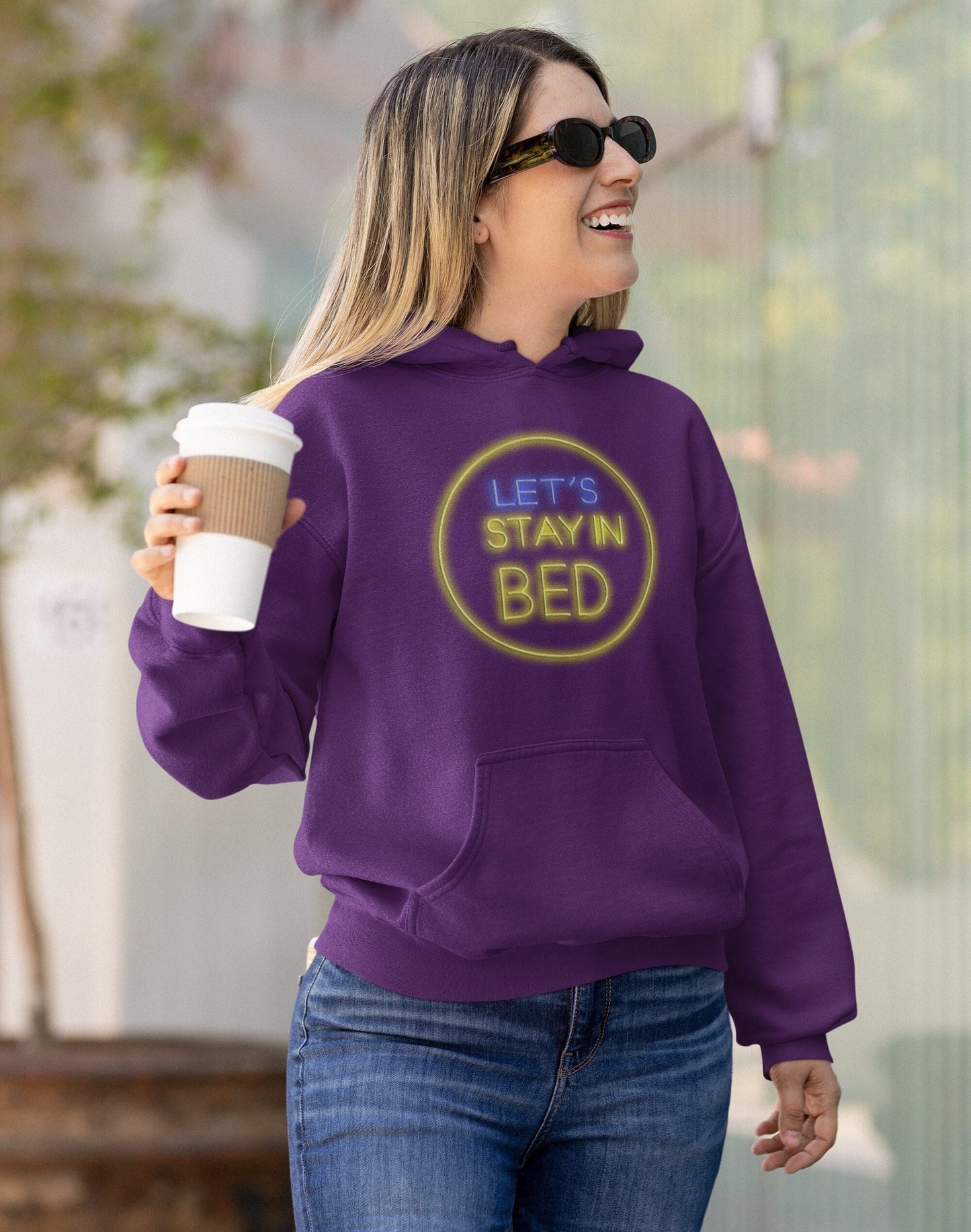 Lets Stay In Bed Hoodie