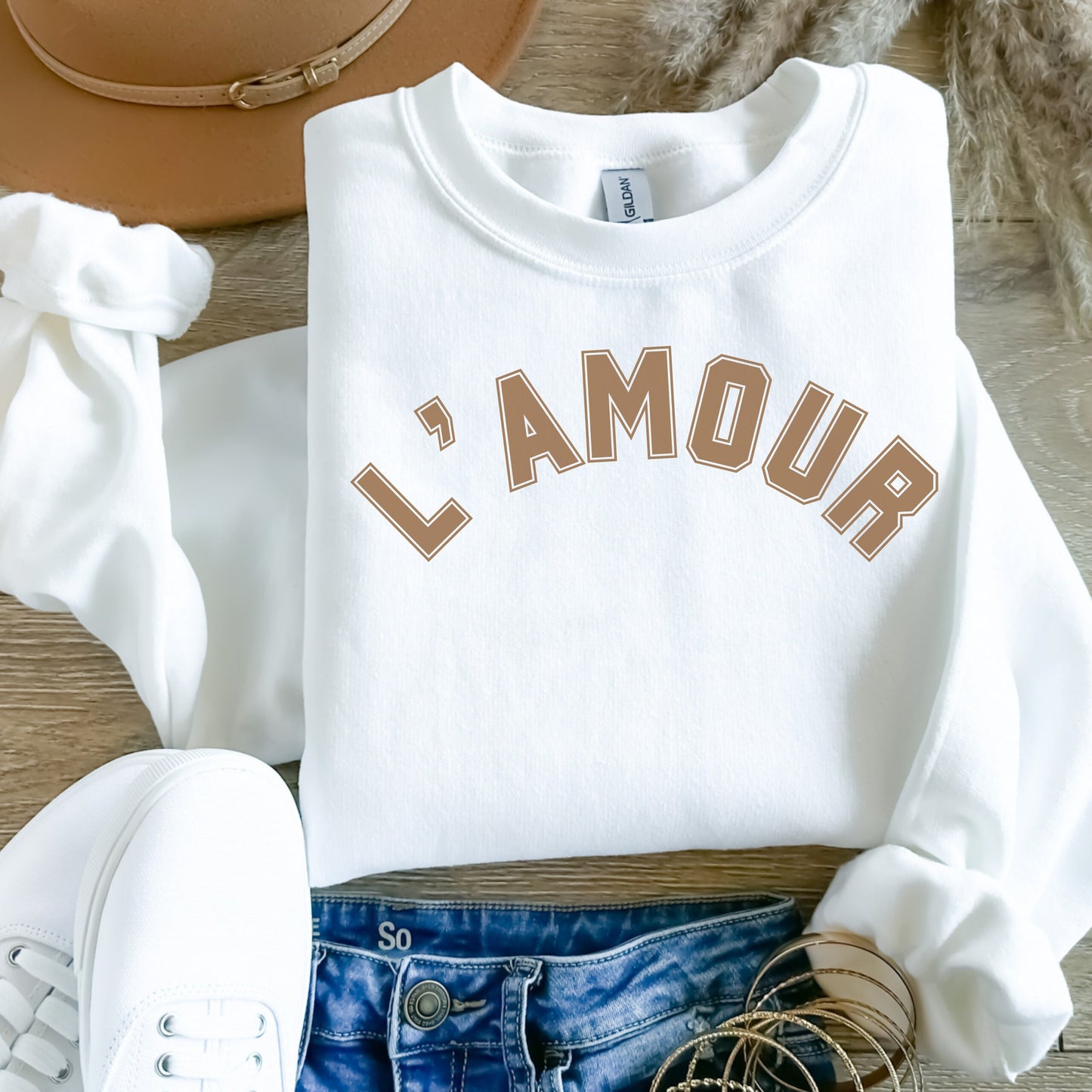 L'Amour College Varsity Crewneck