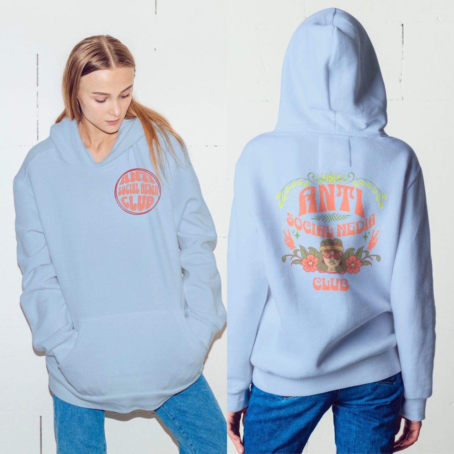 Anti Social Media Club Boho Hoodie