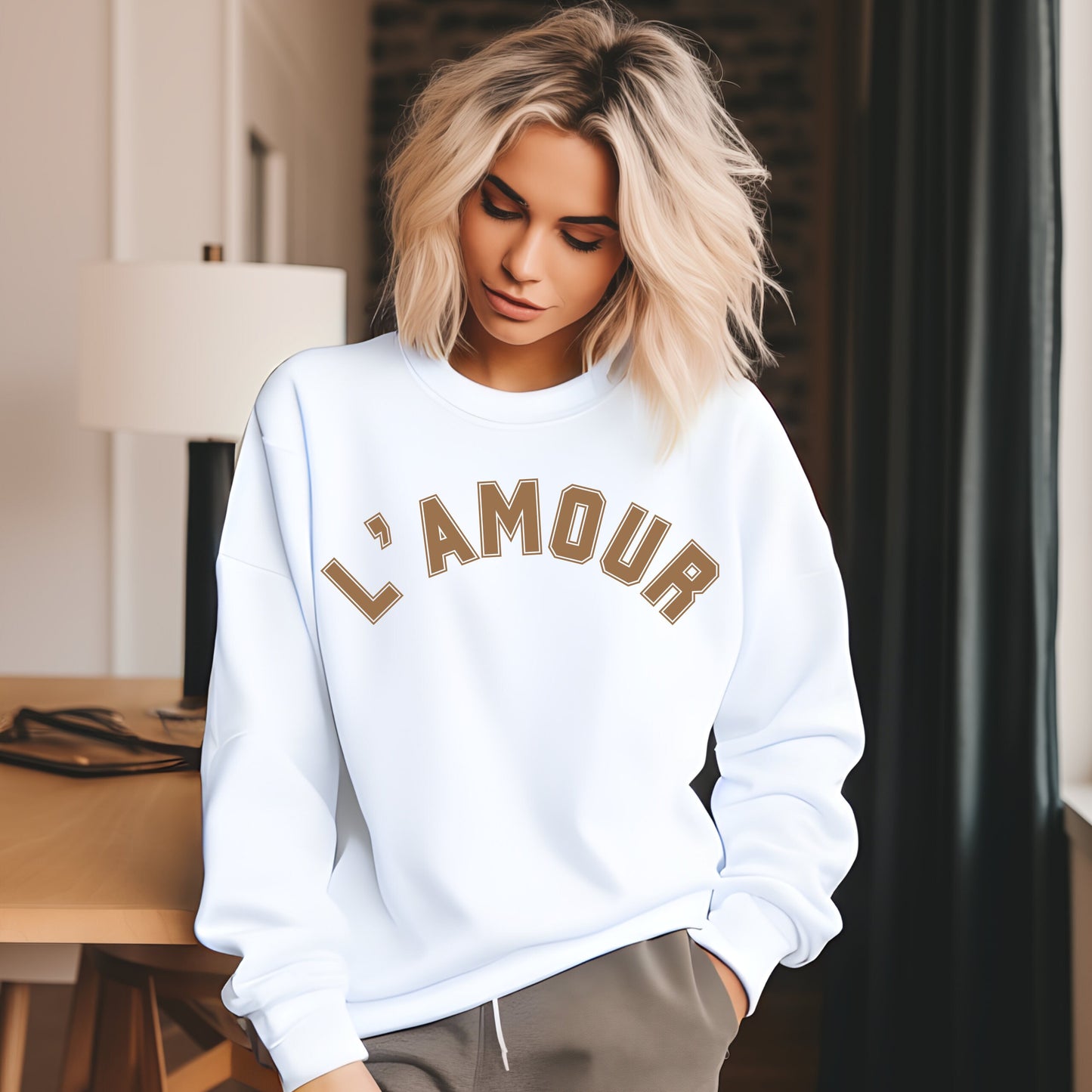L'Amour College Varsity Crewneck