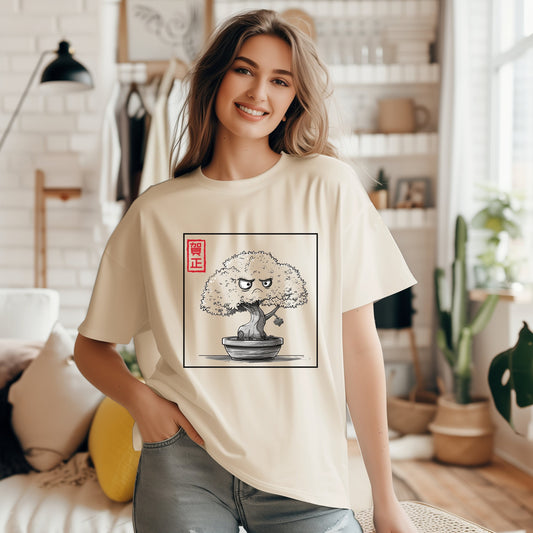 Grumpy Bonsai Tree Anime Tshirt
