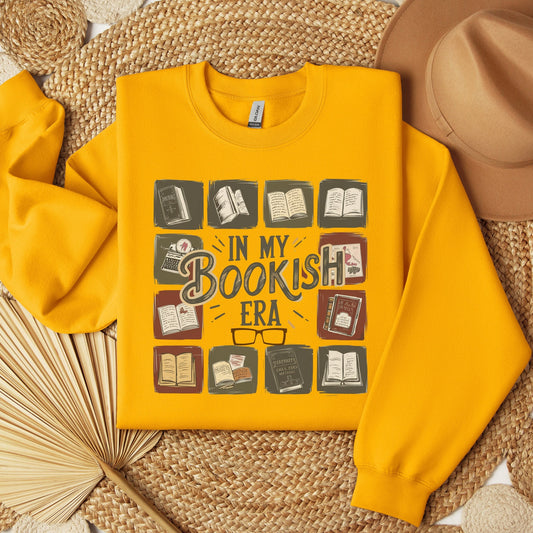 In my Bookish Era Literature Crewneck