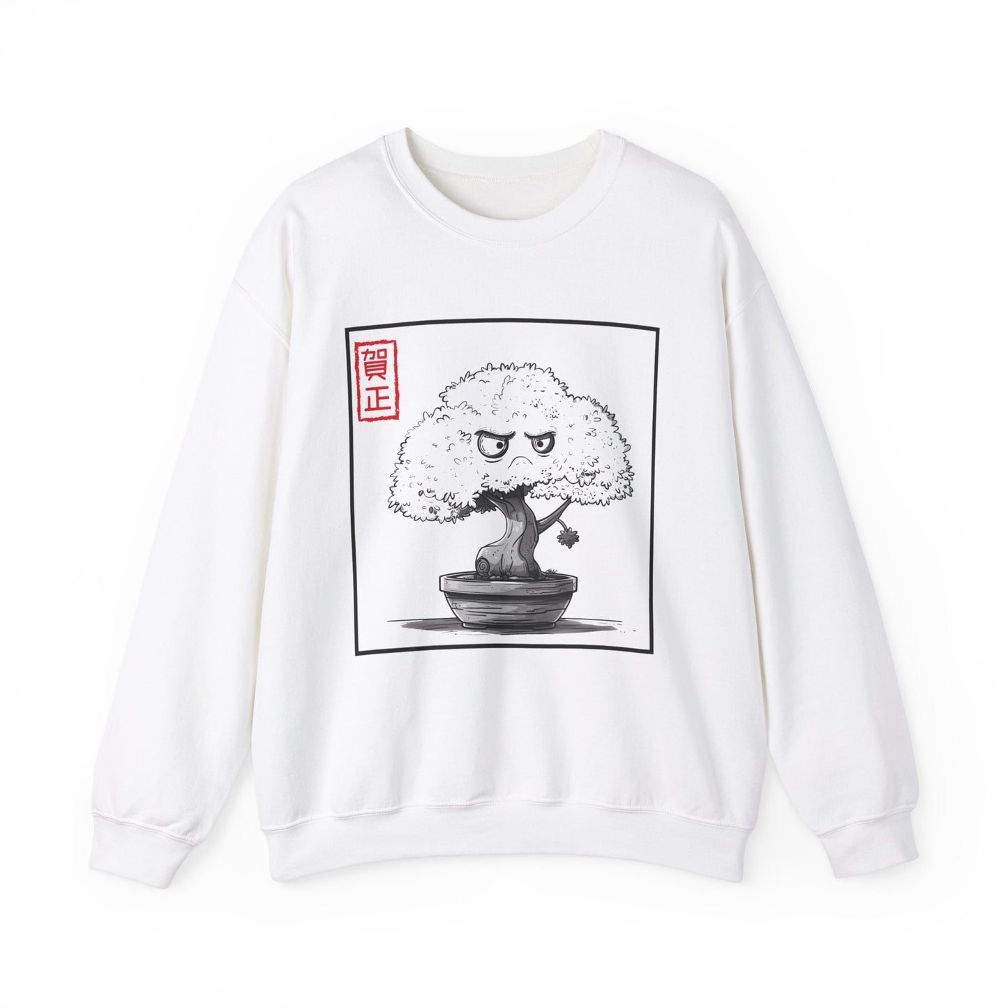 Grumpy Bonsai Tree Anime Crewneck
