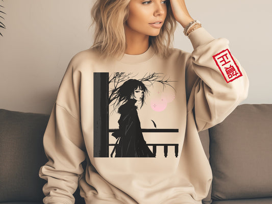 New Beginning  Anime Gothic Crewneck