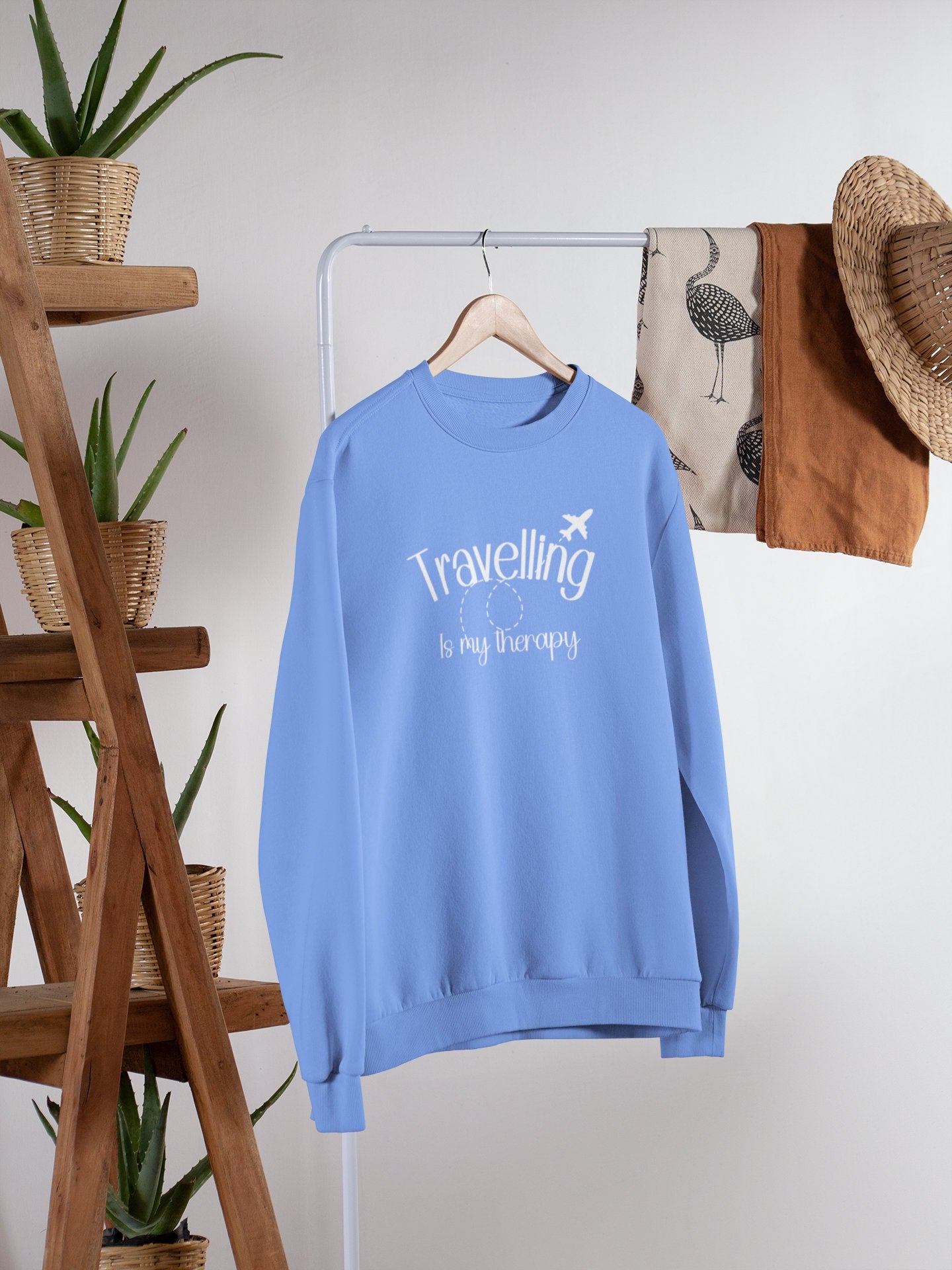Travel Is My Therapy Sweatshirt