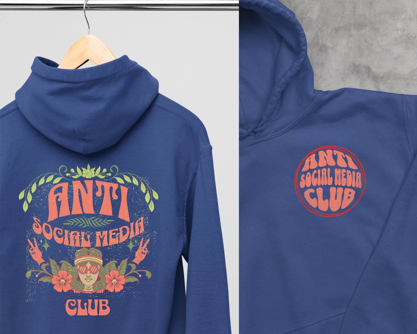 Anti Social Media Club Boho Hoodie