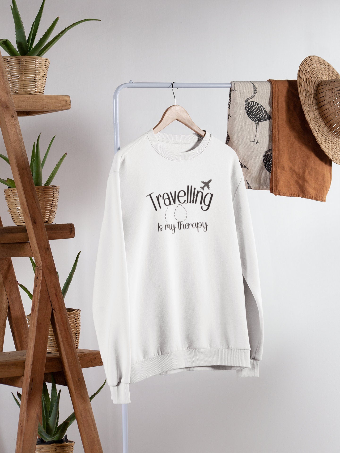 Travel Is My Therapy Sweatshirt