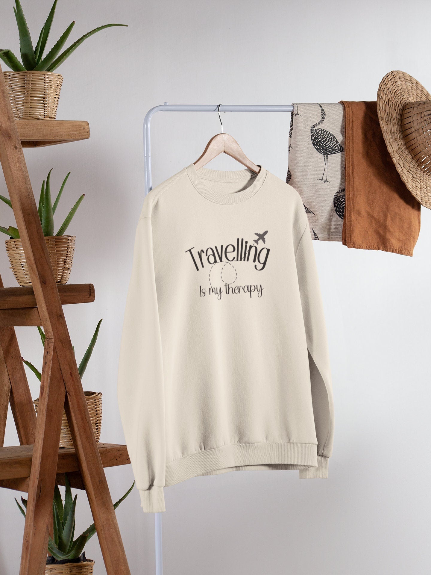Travel Is My Therapy Sweatshirt
