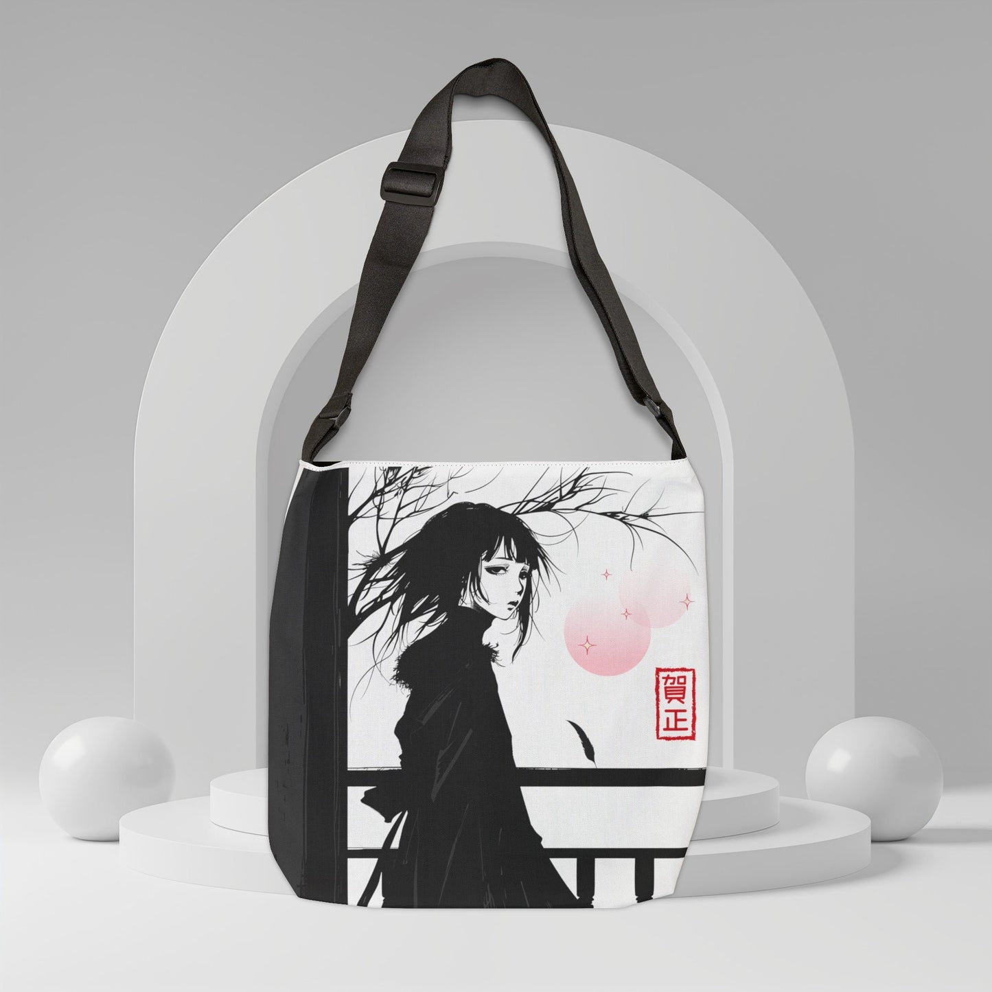 Anime Kawaii Crossbody Adjustable Tote
