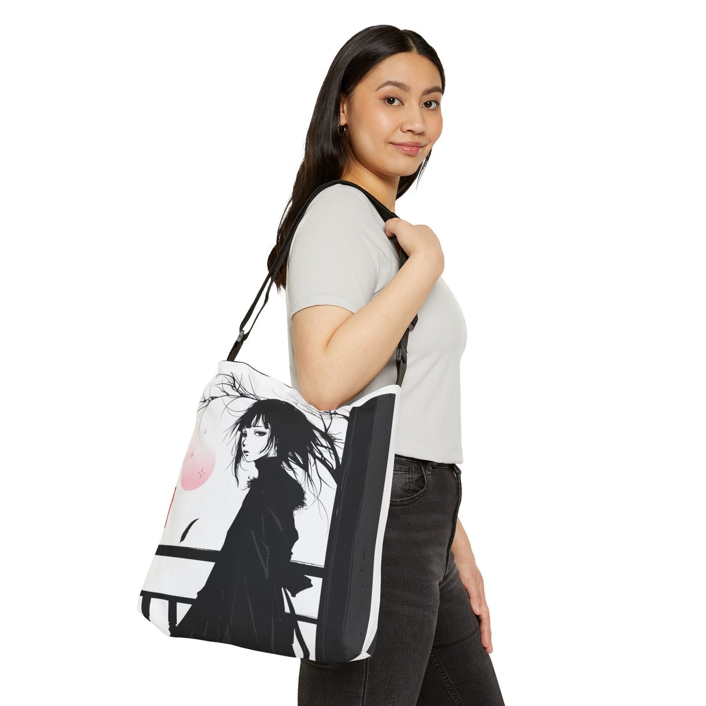 Anime Kawaii Crossbody Adjustable Tote
